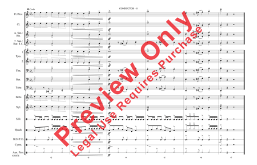 All About That Bass All About That Bass Marching Band scores gallery preview page 9