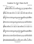 Dvorak Symphony No. 8, Movement IV - Horn in F 3 (Transposed Part), Op. 88