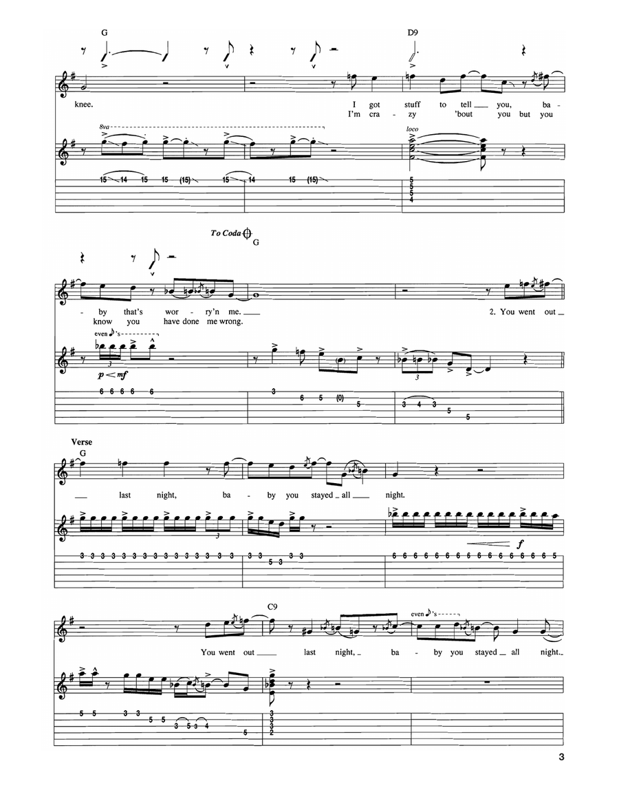 All Night Boogie All Night Boogie Acoustic Guitar scores gallery preview page 3