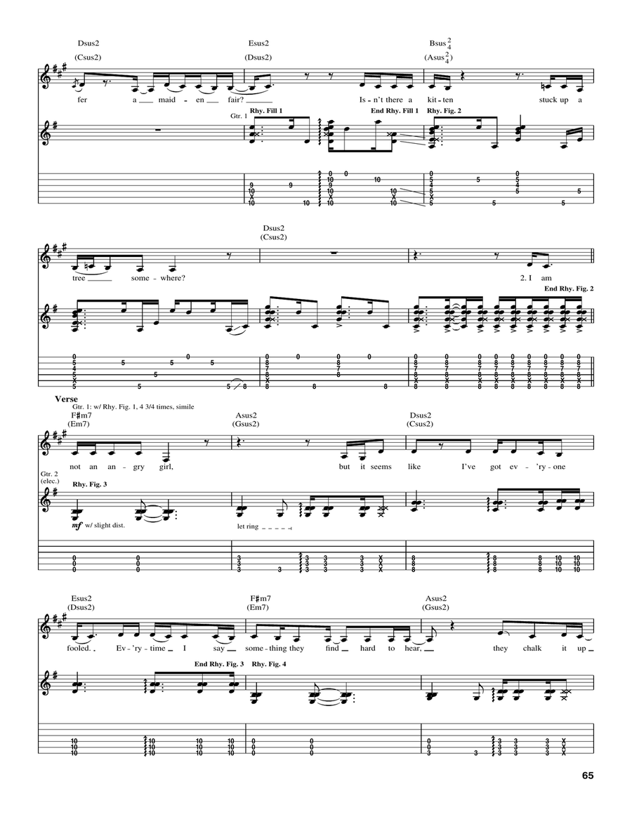 Not A Pretty Girl Not A Pretty Girl Acoustic Guitar scores gallery preview page 2