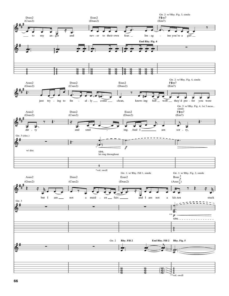 Not A Pretty Girl Not A Pretty Girl Acoustic Guitar scores gallery preview page 3
