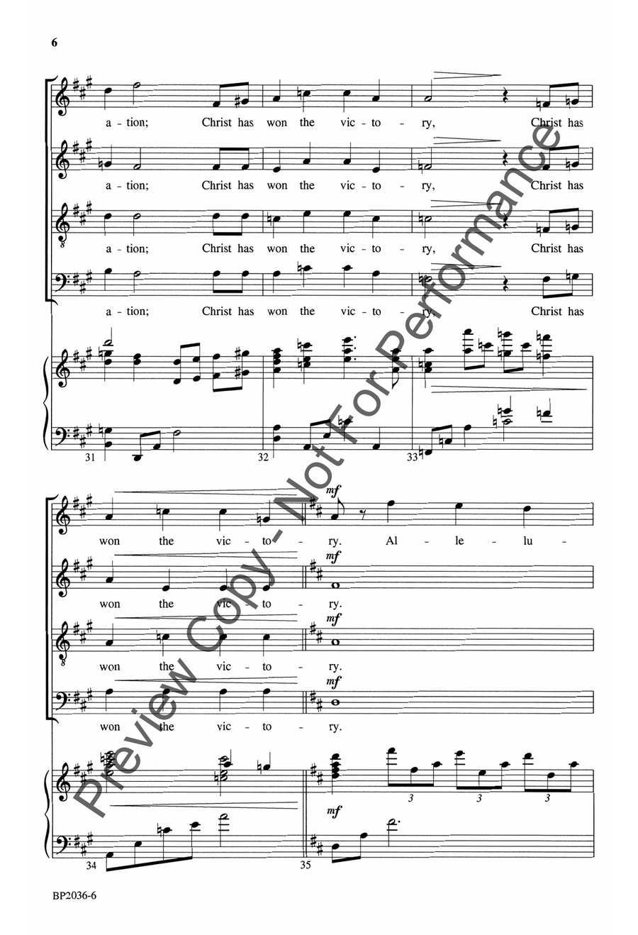 All Things New All Things New 4-Part scores gallery preview page 7