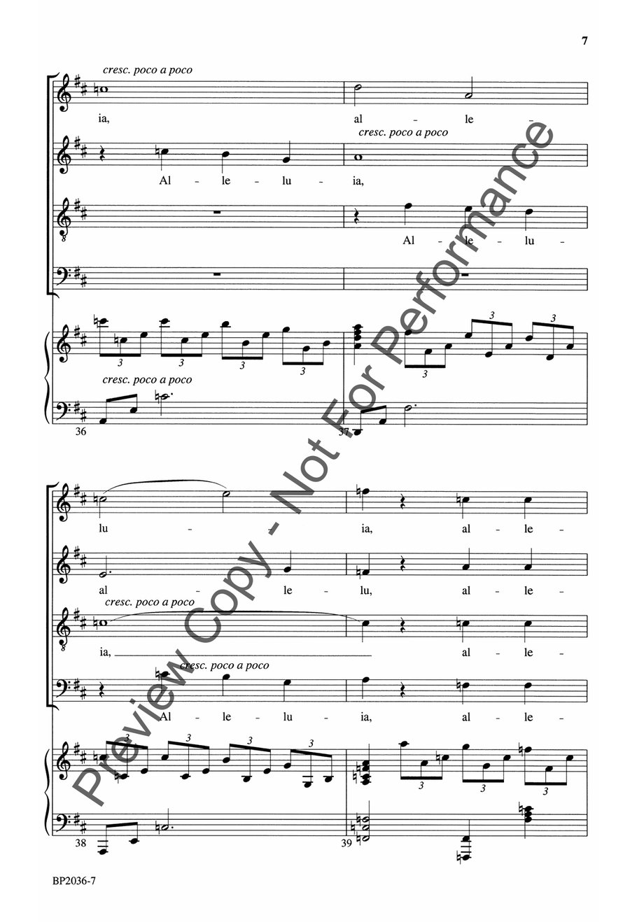 All Things New All Things New 4-Part scores gallery preview page 8