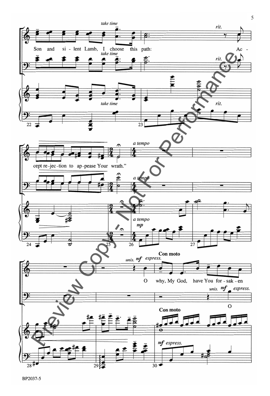 Forsaken Forsaken 4-Part scores gallery preview page 5
