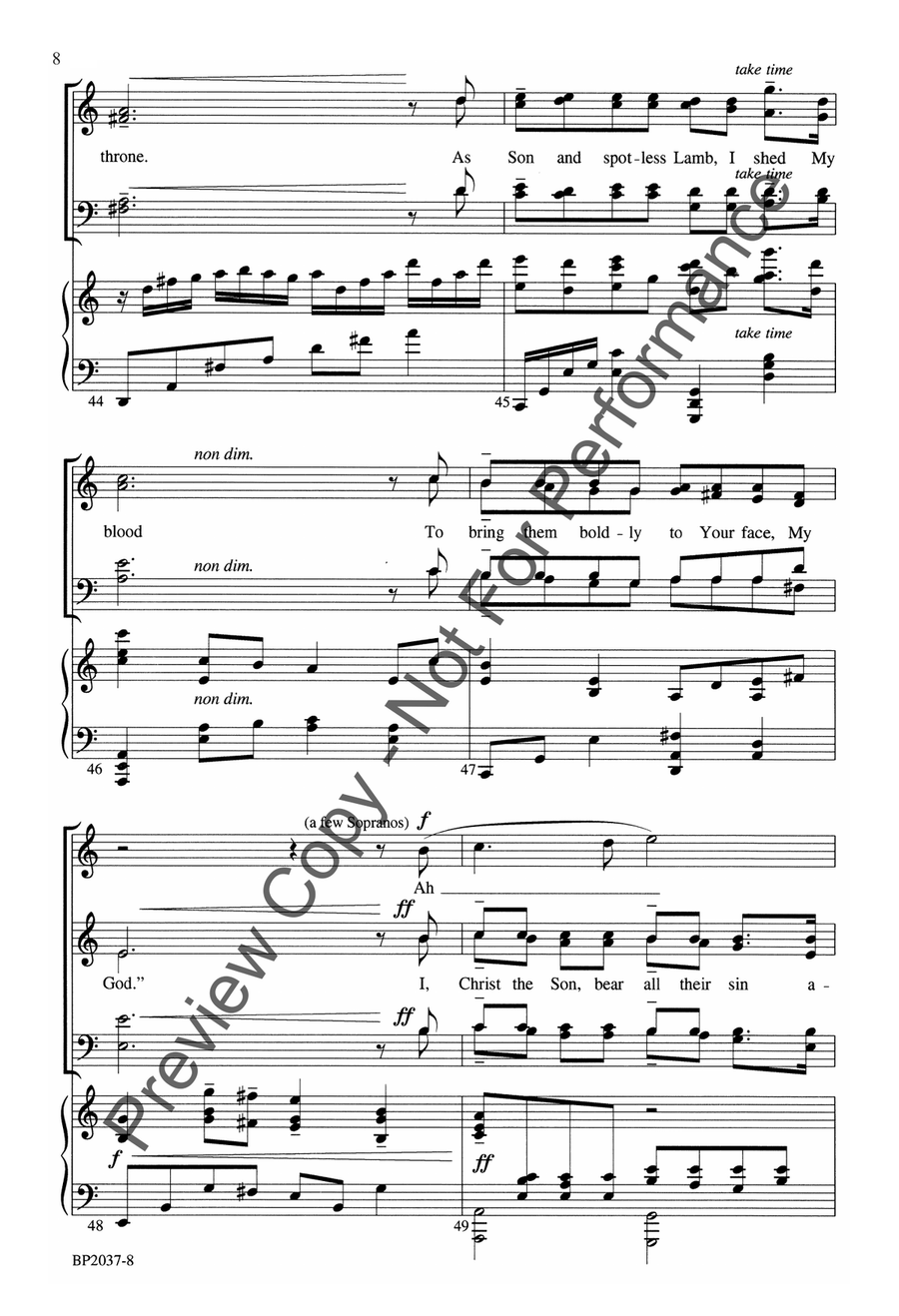 Forsaken Forsaken 4-Part scores gallery preview page 8