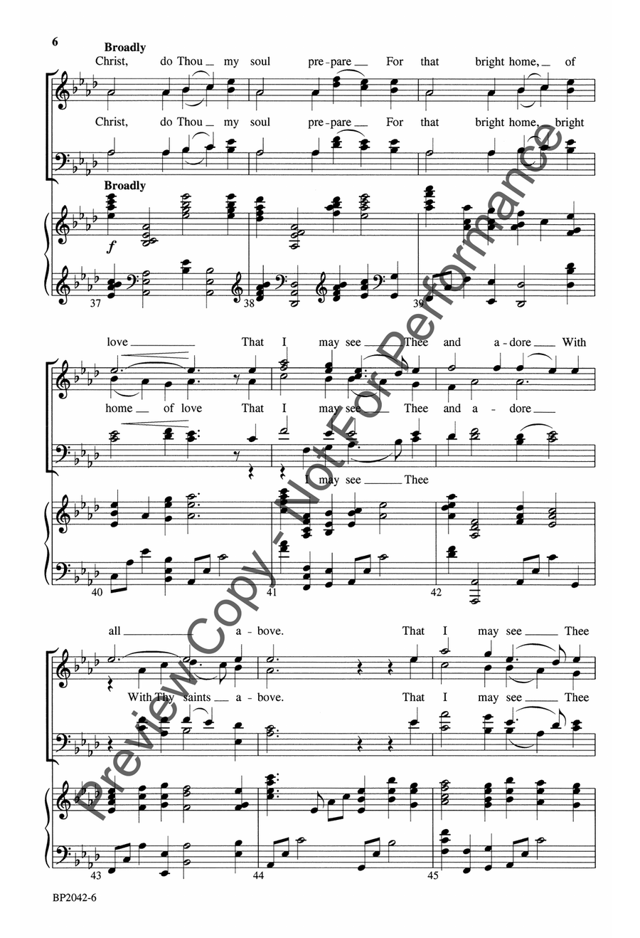 Jerusalem, My Happy Home - Shepperd 4-Part scores gallery preview page 7