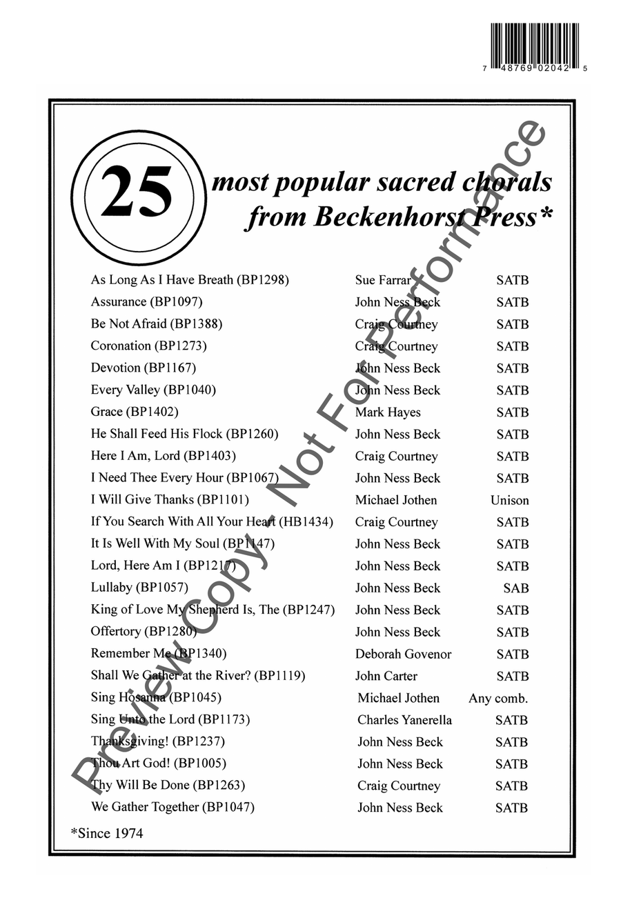 Jerusalem, My Happy Home - Shepperd 4-Part scores gallery preview page 9
