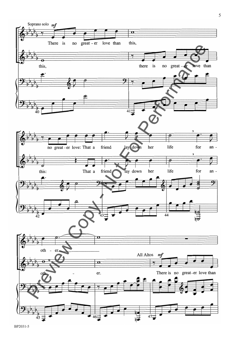 There Will I Be - SATB There Will I Be - SATB 4-Part scores gallery preview page 6