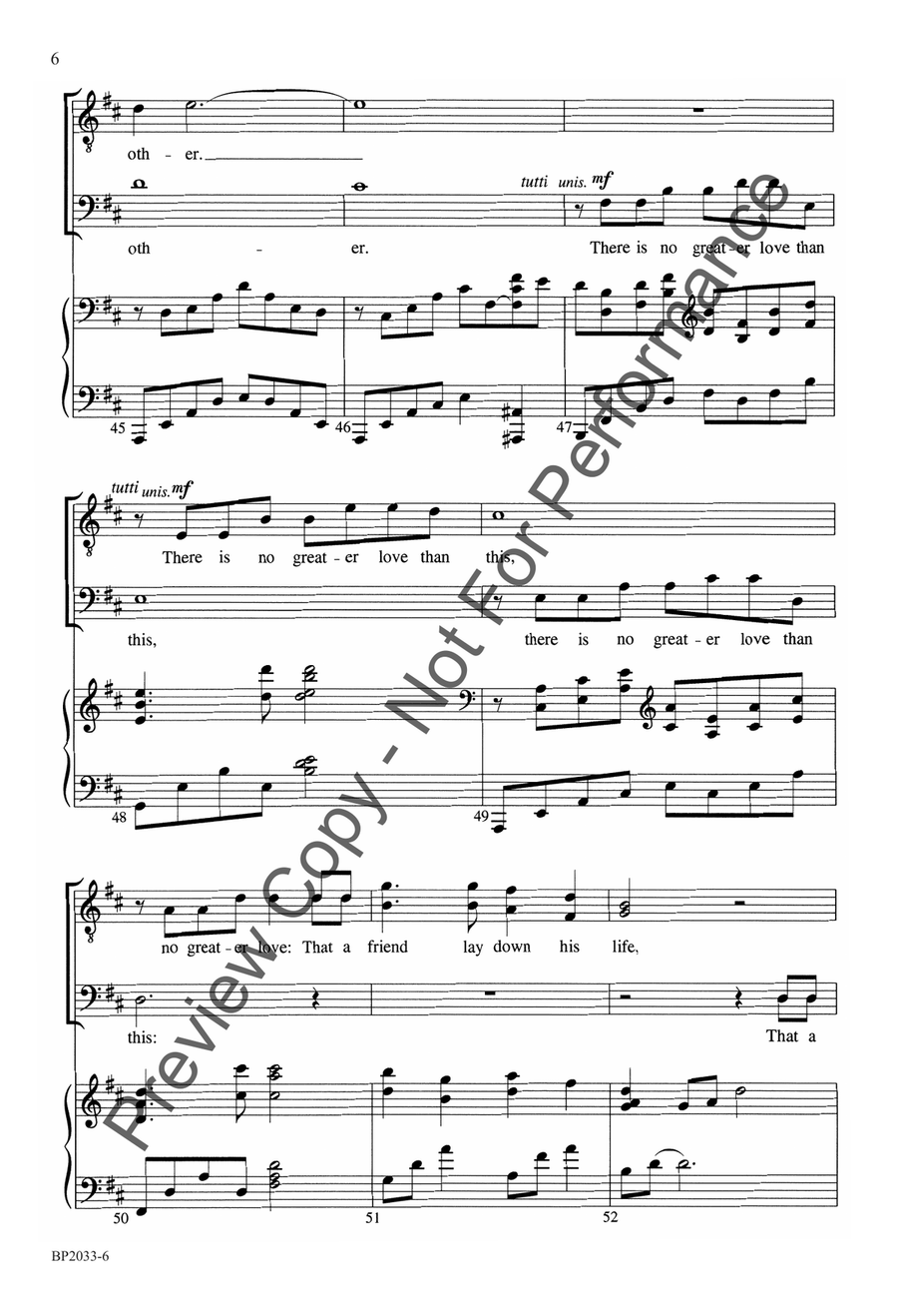 There Will I Be - TTBB There Will I Be - TTBB TTBB scores gallery preview page 7