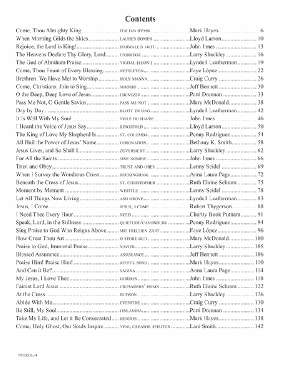 Hymn Tunes A to Z (Digital Download) Piano Solo scores gallery preview page 4