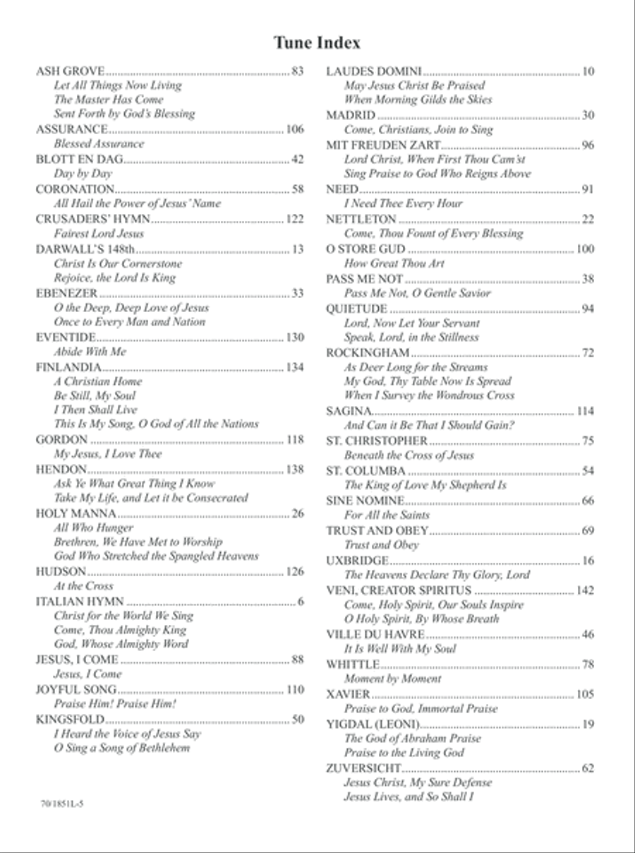 Hymn Tunes A to Z (Digital Download) Piano Solo scores gallery preview page 5