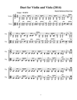 Duet for Violin and Viola (2014)