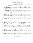 String Duo No 11 from A Musical Marriage 