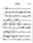 Fantasy for Flute and Piano