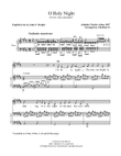 O Holy Night [low, B major]