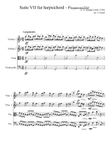 Suite VII fur harpsichord - Passacaille