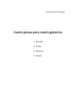Cuatro piezas para cuatro guitarras (Four Pieces for Guitar Quartet)