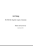 Art Song: We Will Be Together Again, Someday