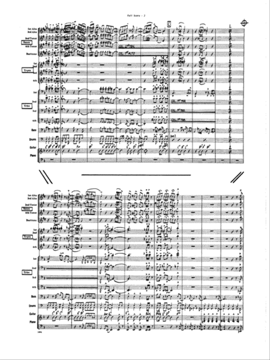 Central Park North - Full Score Jazz Ensemble scores gallery preview page 2