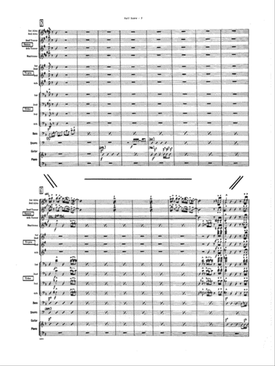 Central Park North - Full Score Jazz Ensemble scores gallery preview page 3