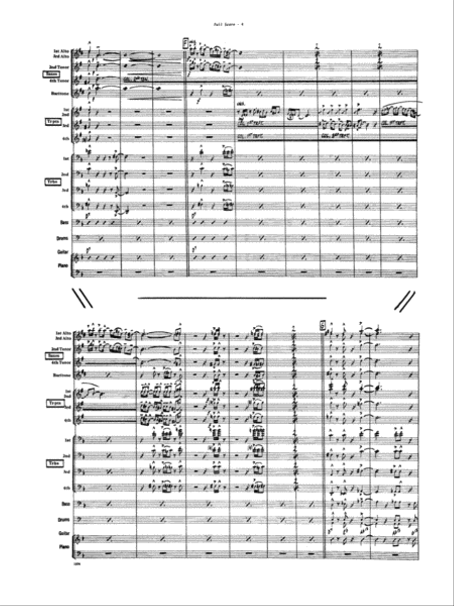 Central Park North - Full Score Jazz Ensemble scores gallery preview page 4