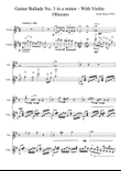 Set of Guitar Ballades: No. 3 in E Minor