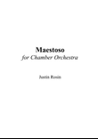 Maestoso for Chamber Orchestra