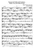 Sonatas for Violin and Continuo, Book 1 No.2 for Violin & Viola
