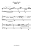 Cloches (Bells) - Piano Solo