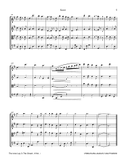 The Snow Lay On The Ground String Quartet scores gallery preview page 5