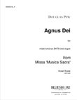 Agnus Dei, SATB and Organ