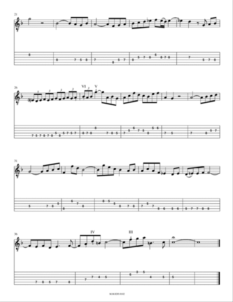 Bach for Two Guitars (Collection) Classical Guitar scores gallery preview page 4