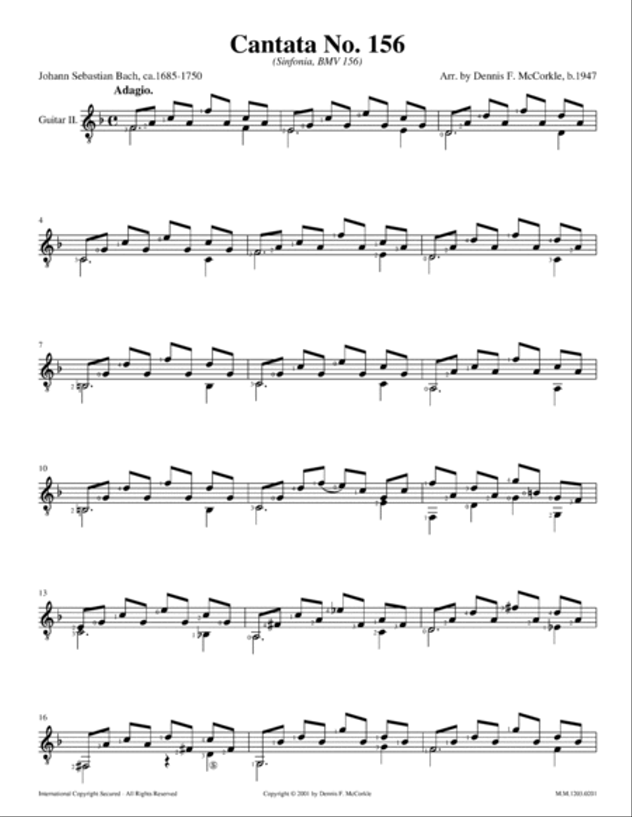 Bach for Two Guitars (Collection) Classical Guitar scores gallery preview page 5