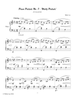 Piano Prelude No. 7 - 