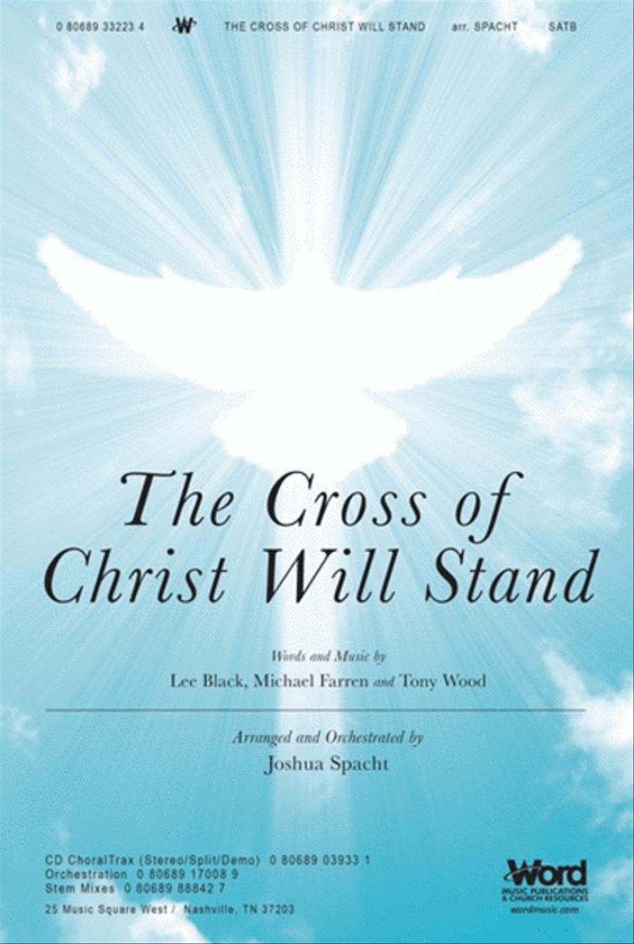 The Cross Of Christ Will Stand - Anthem 4-Part scores gallery preview page 1