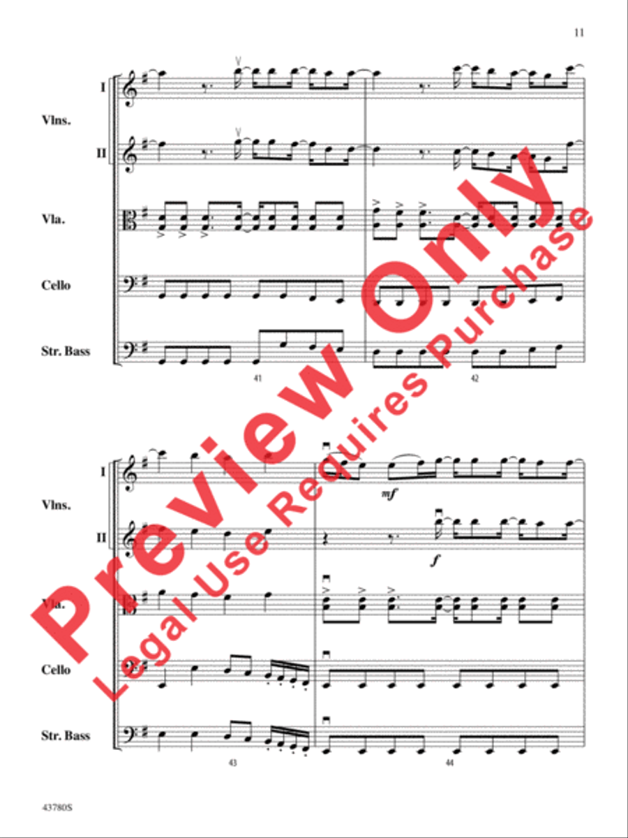 Bring Me to Life Bring Me to Life String Orchestra scores gallery preview page 12