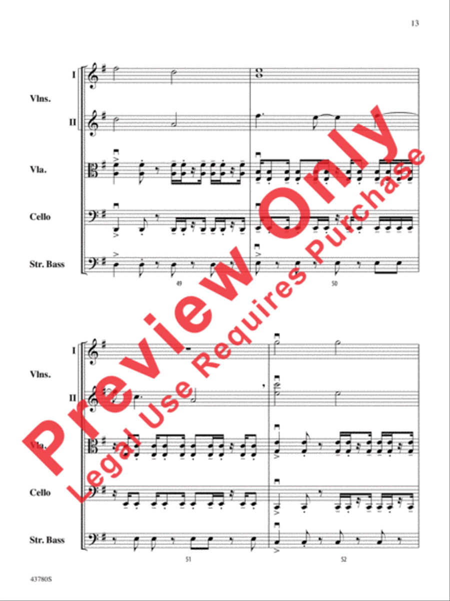 Bring Me to Life Bring Me to Life String Orchestra scores gallery preview page 14