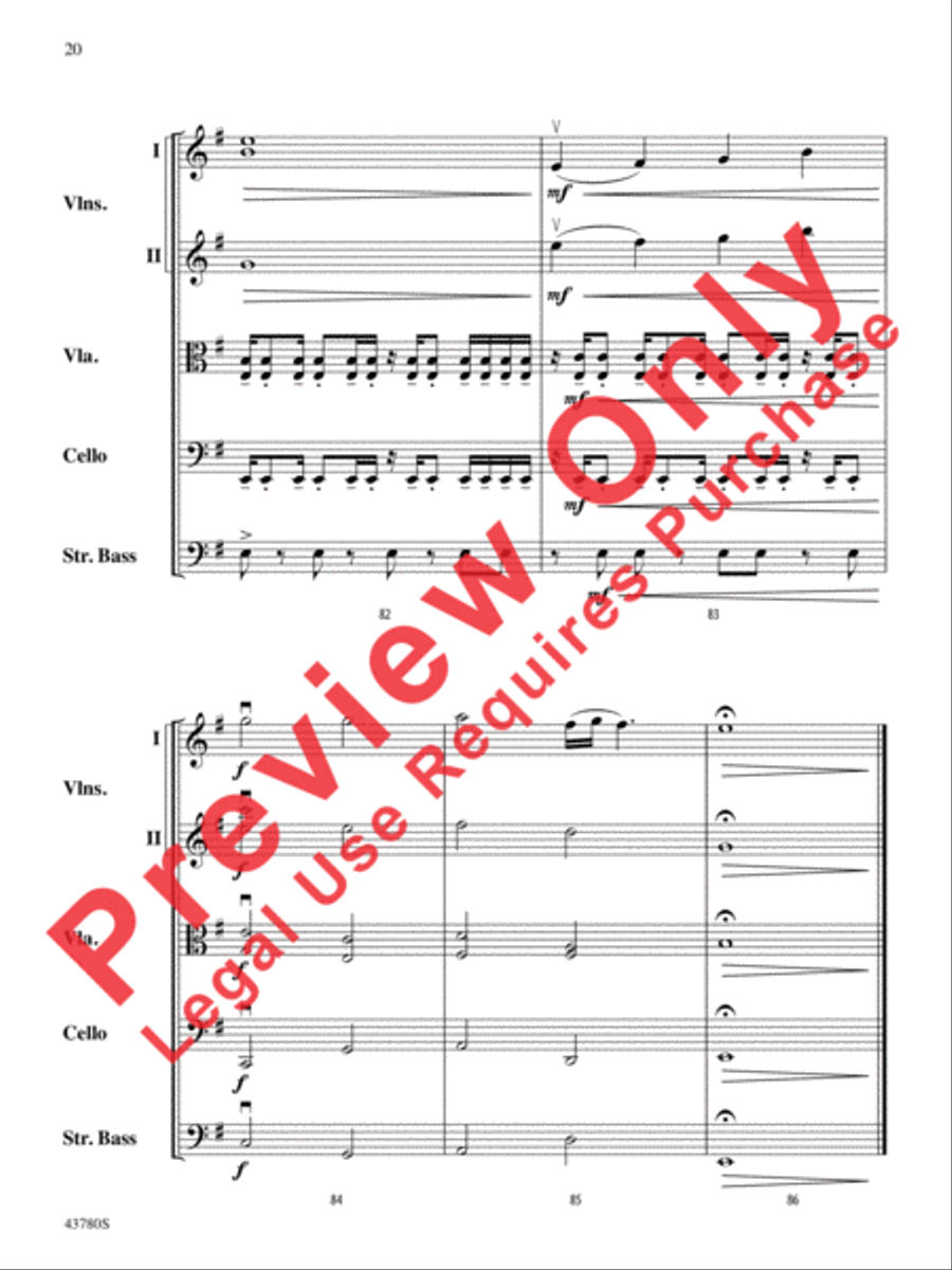 Bring Me to Life Bring Me to Life String Orchestra scores gallery preview page 21