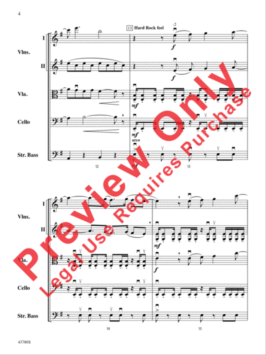 Bring Me to Life Bring Me to Life String Orchestra scores gallery preview page 5