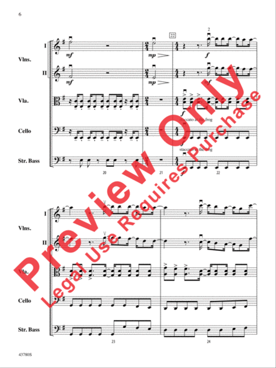 Bring Me to Life Bring Me to Life String Orchestra scores gallery preview page 7