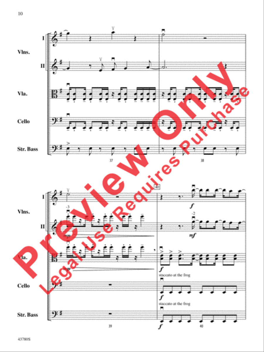 Bring Me to Life Bring Me to Life String Orchestra scores gallery preview page 11