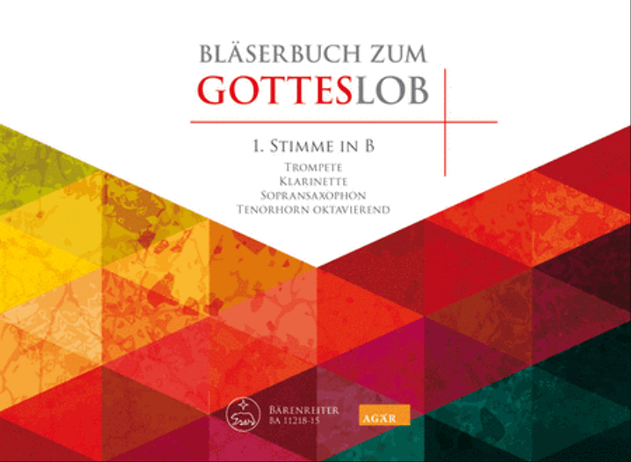 Blaserbuch zum Gotteslob (1st part in B-flat) Soprano Saxophone scores gallery preview page 1