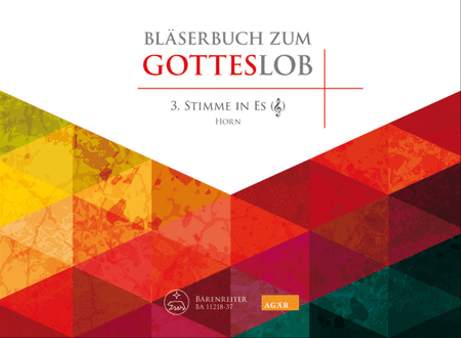 Blaserbuch zum Gotteslob (3rd part in E-flat (violin clef)) Horn scores gallery preview page 1