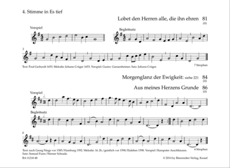 Blaserbuch zum Gotteslob (4th part in E-flat low (violin clef)) Baritone Saxophone scores gallery preview page 2
