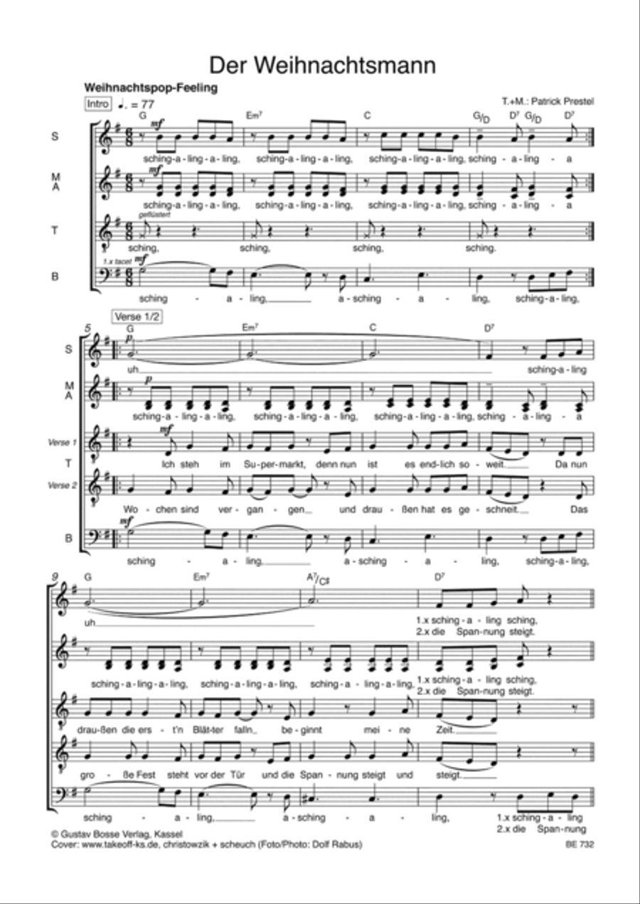 Der Weihnachtsmann 4-Part scores gallery preview page 2