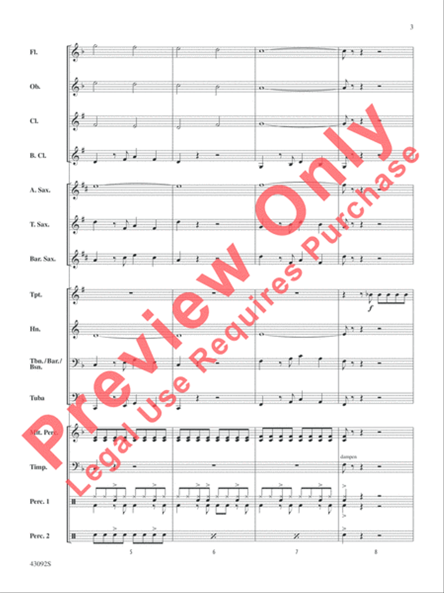 All About That Bass All About That Bass Concert Band scores gallery preview page 4