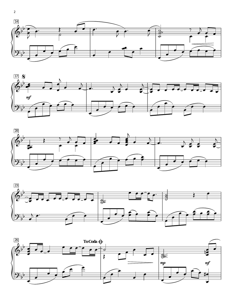 Love The Way You Lie Love The Way You Lie Piano Solo scores gallery preview page 2