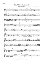 Eine Kleine Nachtmusik – 1st Movement (Easy/Early Intermediate String Orchestra) String Quartet scores gallery preview page 5