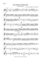 Eine Kleine Nachtmusik – 1st Movement (Easy/Early Intermediate String Orchestra) String Quartet scores gallery preview page 6