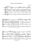 Nocturne for String Quartet